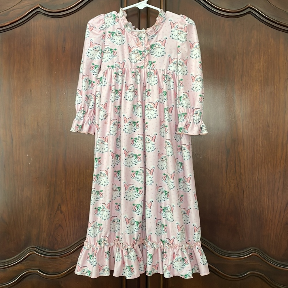 Serendipity by Shrimp & Grits Nightgown XS 3T Pink Character Print Sleep Gown